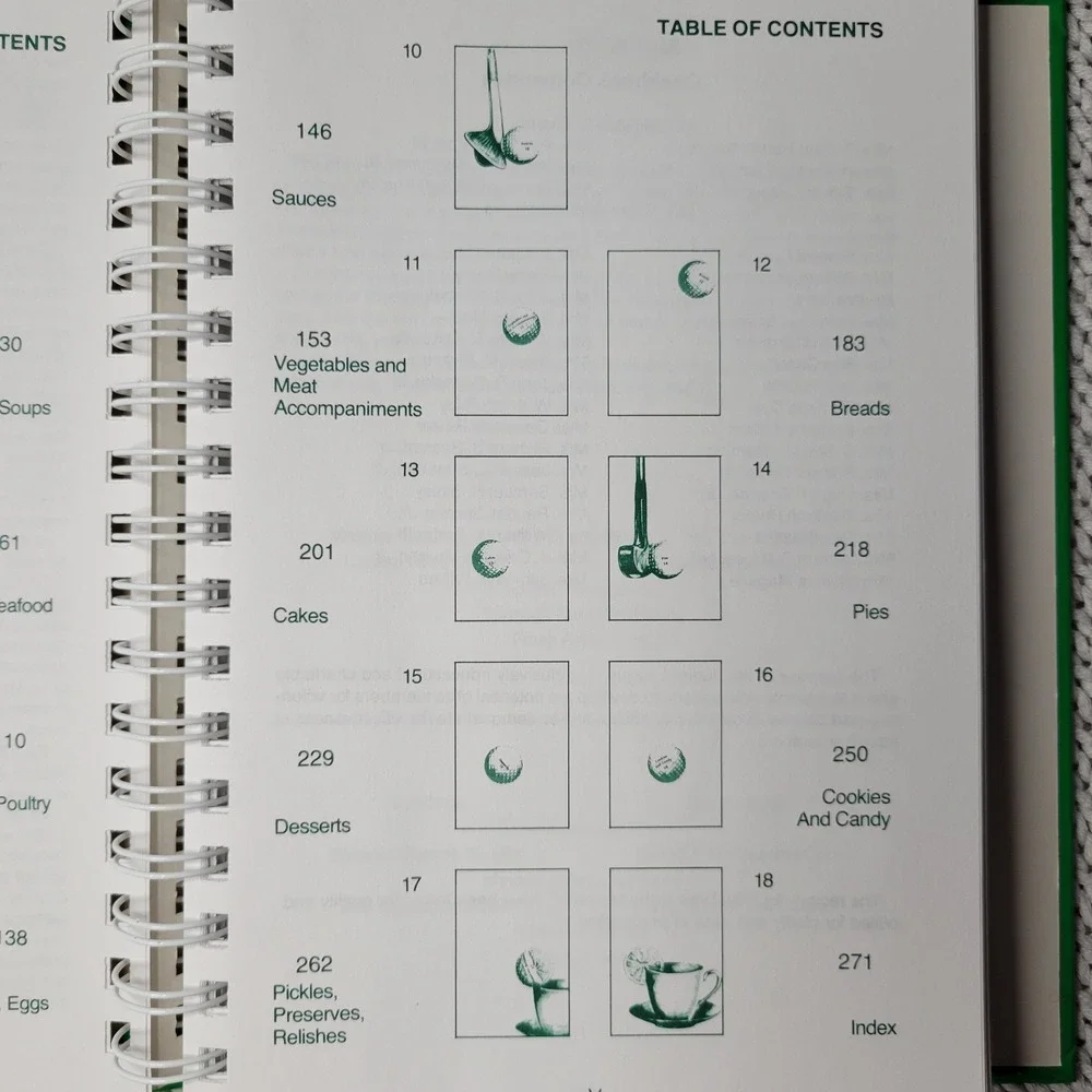Tea-Time at the Masters Cookbook Junior League of Augusta Georgia Golf Recipes